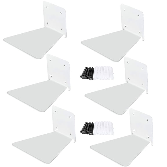 YIEMEEN 3Pieces Versatile Floating Bookshelf Fashion Wall Mounted Book Holder for Books