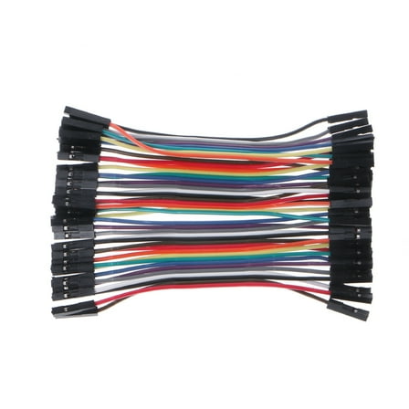 YIEMEEN 40Pcs Cables M-F/M-M/F-F Jumper Breadboard Wire Colorful GPIO Ribbon for DIY Kit