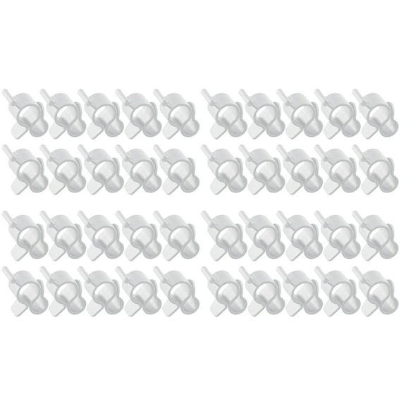 YIEMEEN 40pcs Heavy Type Plastic Canopies Hook with Antislip Camping Awnings Hook Clip for Outdoor Shade Shelters