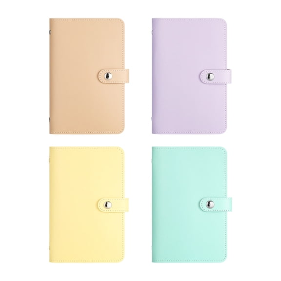 YIEMEEN 4Pcs A6 Money Organizer Lightweight Savings Challenge Binder For Bills And Card