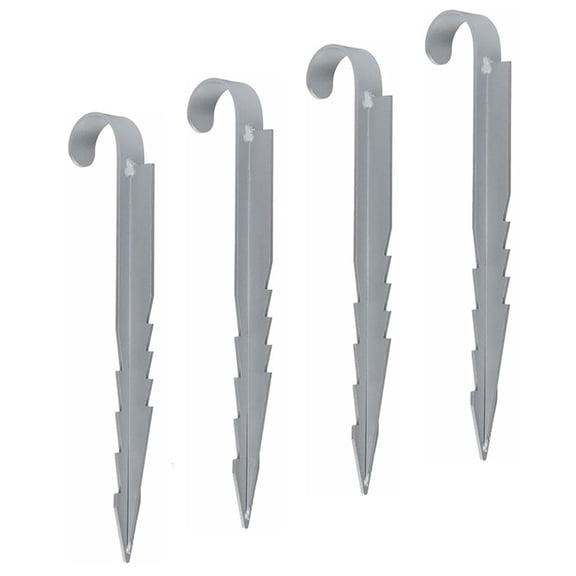 YIEMEEN 4Pcs Heavy Duty Ground Stakes Universals Ground Hook Garden Landscape Anchoring Stakes Fixing Anchors for Swing Yard