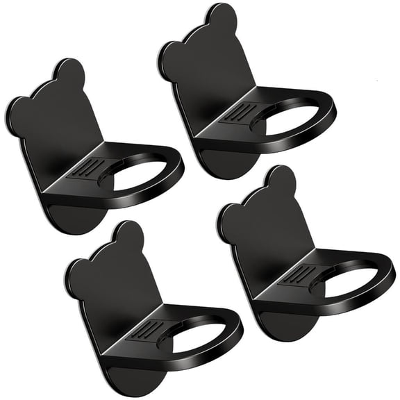 YIEMEEN 4pcs Easy Install Bathroom Shampoo Bottle Holder Wall Mounted Body Wash Shelf Waterproof Shower Rack for Hand Soap