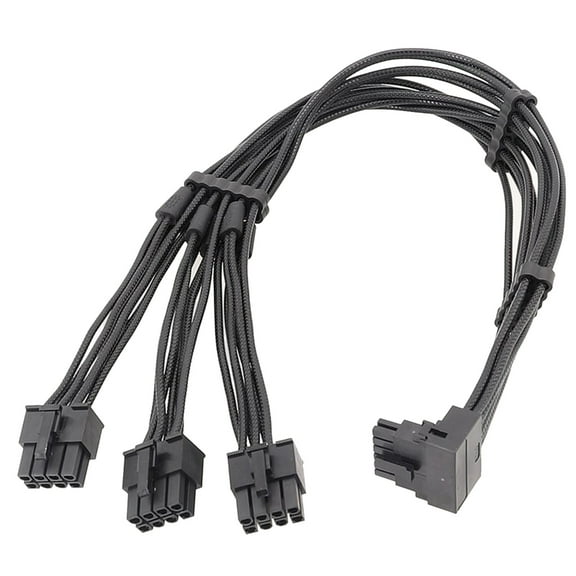 YIEMEEN 4x 3x8Pin Male to 12VHPWR PCIE5.0 16Pin ATX3.0 Modular Cable for RTX40 GPU Line