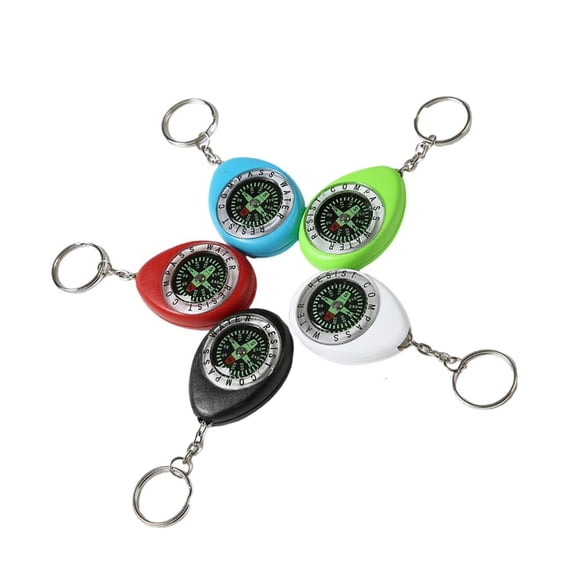 YIEMEEN 5 Pack Small Compasses Plastic Texture for Safe and Enjoy Outdoor Exploration