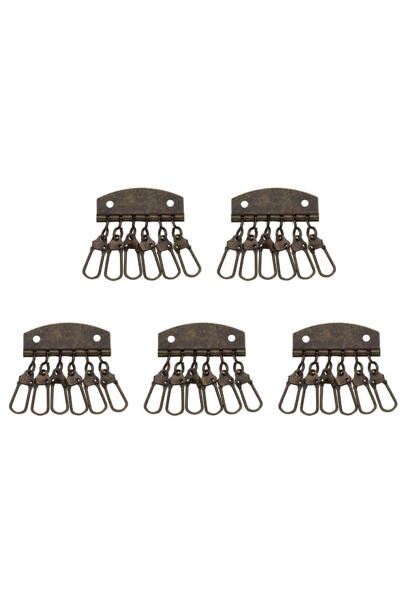 YIEMEEN 5 Pcs/Set Keychain Organizers Key Row Keyring Organizers Practical Key Holders