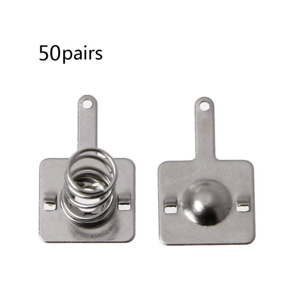 YIEMEEN 50 Pair Battery Shrapnel Positive to Negative Conversion Spring Contact Plate