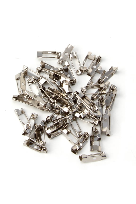 YIEMEEN 50PCS Brooch Clip Base Pins Accessories Jewelry Decorative Ally 15 To 40mm