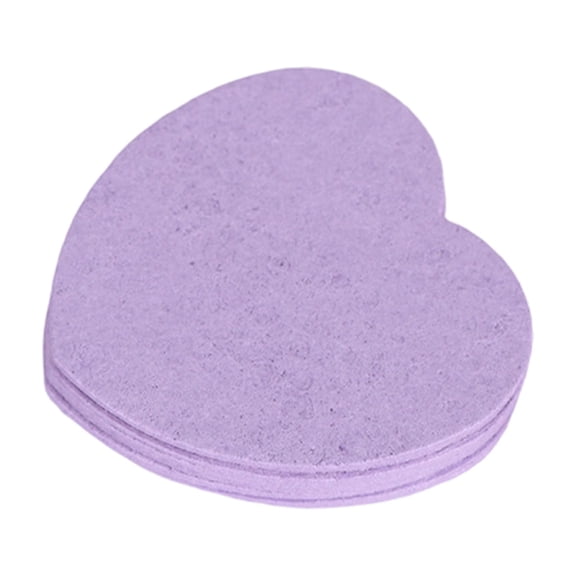 YIEMEEN 50Pcs Soft And Wood Pulp Face Sponges Adorable Heart Shape For Daily Makeup Removal