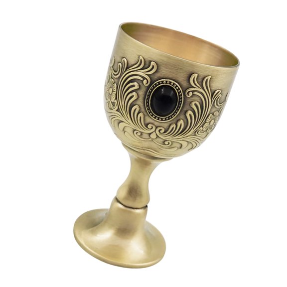 YIEMEEN 50ml Miniature Drinking Cup Embossing Pattern Shot Glasses Goblet Liquor Chalice