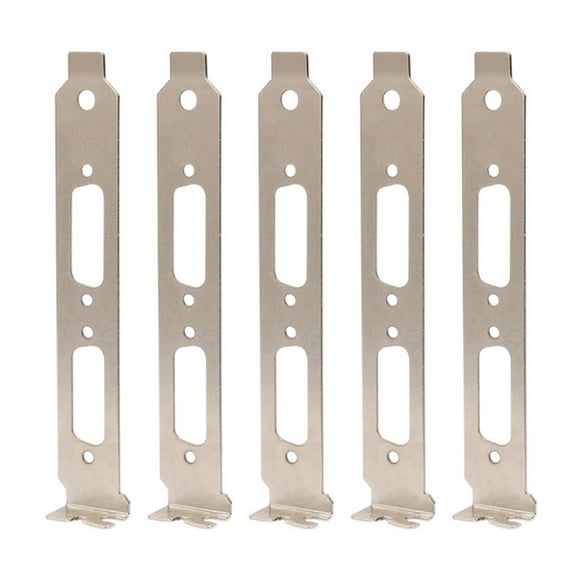 YIEMEEN 5Pcs High Profile Bracket for DVI VGA Video Graphics Card Full Height Bracket