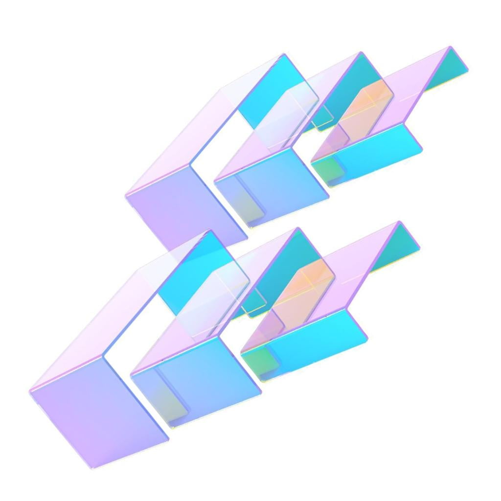 YIEMEEN 6 Acrylic Display Risers for Parties Weddings and Retail Use ...