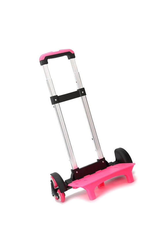 YIEMEEN 6 Wheels Backpack Trolley with Telescopic Handle Rolling Luggage Carts for Teens