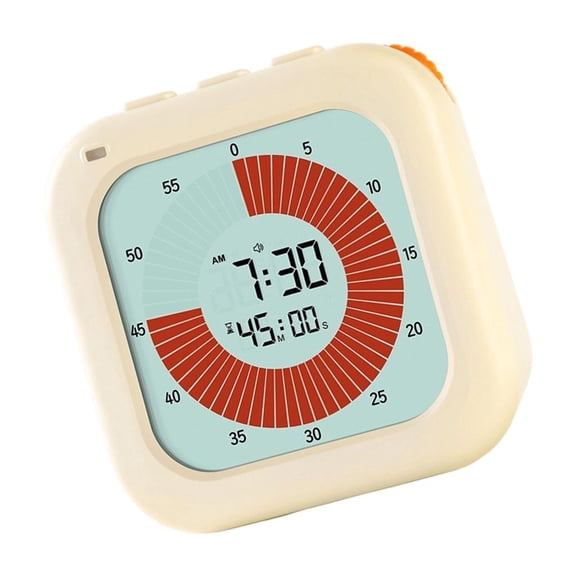 YIEMEEN 60 Minutes Visual Timers For Kids Times Management Tool Quiet Study Clock