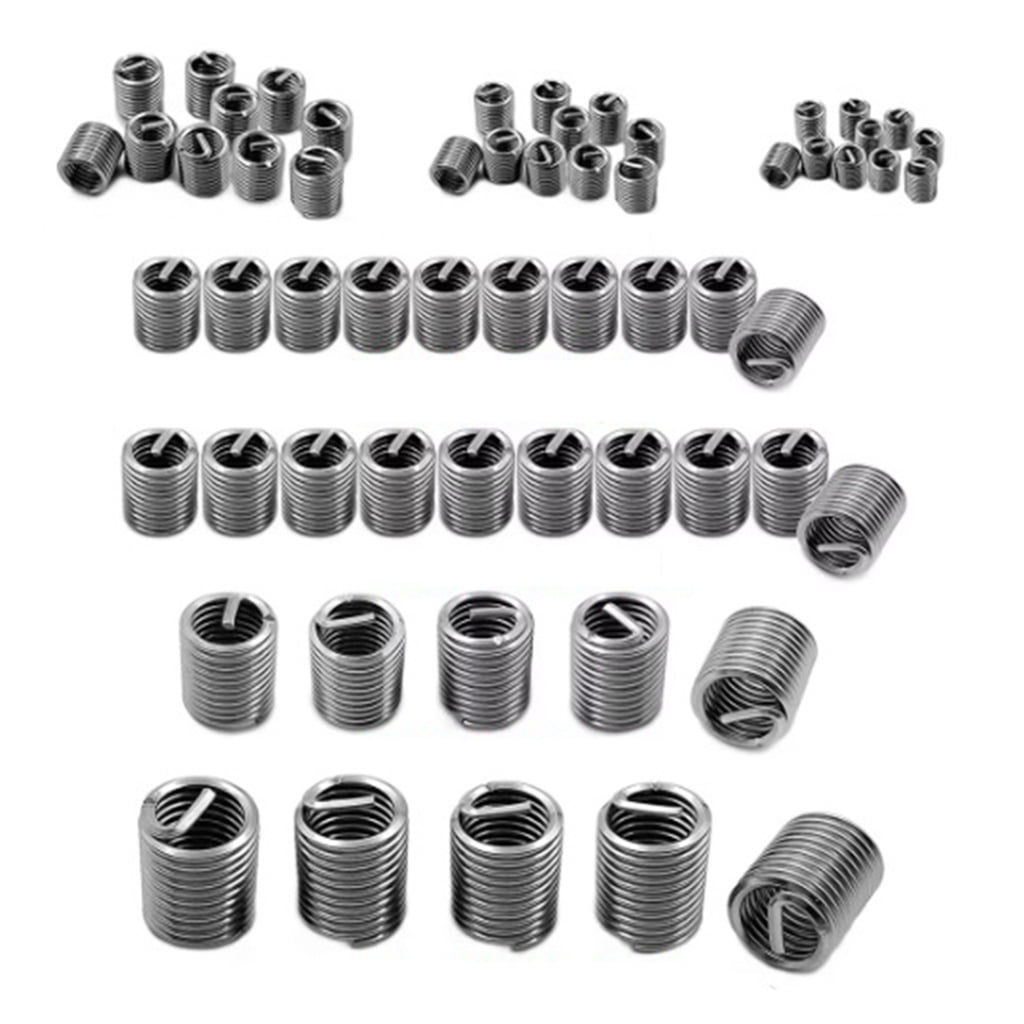 YIEMEEN 60pcs High Strength Stainless Steel Wire Thread Inserts Helical ...