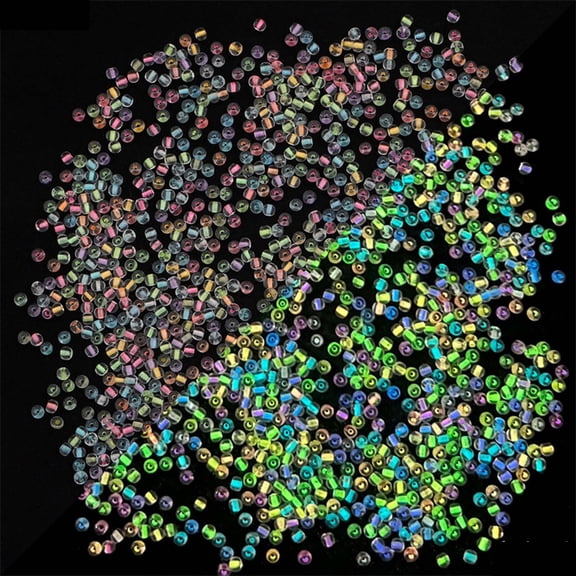 YIEMEEN 660Pieces Luminous Bead Glow in The Dark Bead Color Changing Reactive for Pony B