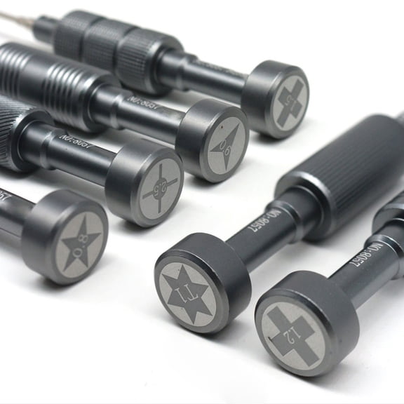 YIEMEEN 6Pcs Magnetic Precisions Screwdriver Set PC Phone Electronics Repair Tool Set