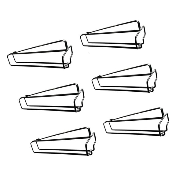 YIEMEEN 6Pcs Sturdy Iron Wine Glass Holders For Organized Storage Durable Rusts Resistant Kitchen Countertops Space Saving
