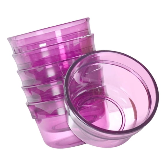 YIEMEEN 6pc Ceramic Coffee Testing Bowls With Transparent Designs 200ml Measurement Cups For Precise Brewing Control