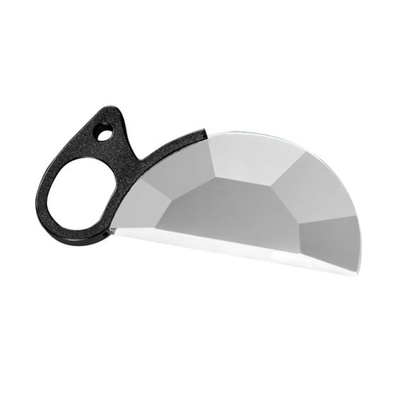 YIEMEEN 79mm Handheld Semicircle Kaleidoscope Special Effects Filter Optical Glass Prism Multiple Refractions FX SLR Camera Accessories