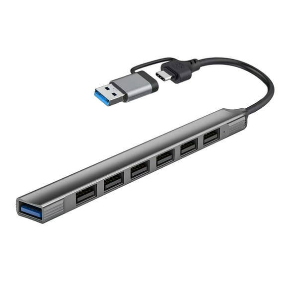 YIEMEEN 7Port USB 3.0 Hub USB Hub High Speed Type C Splitter For PC Computer Accessories Multiport HUB 7 USB 3.0 Ports