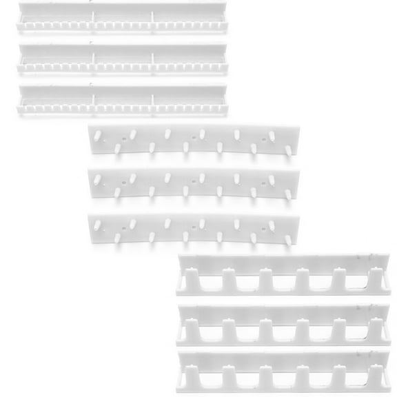 YIEMEEN 9Pcs Jewelry Display Hooks Ring Earring Necklace Hanger Holder Wall Hanging Rack