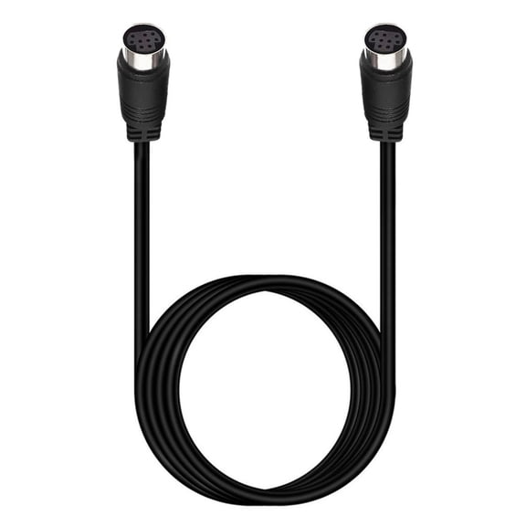YIEMEEN 9Pin Auditory S Video Cable For Clear Signal Transmission Male to Female Heads