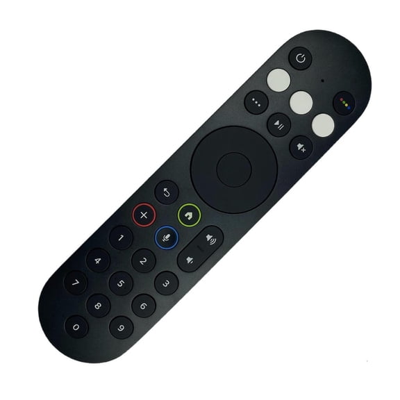 YIEMEEN ABS Universal Voice Remote Control with Ergonomic Design Intuitives Button Layout Easy to Use in Low Light Environments