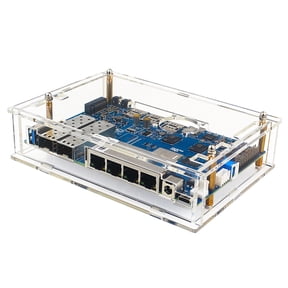 YIEMEEN Acrylic Case Cooling Box Enclosure for Banana Pi Development Board Cover