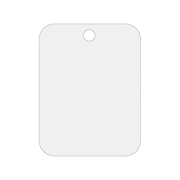 YIEMEEN Acrylic Shower Mirror Portable Hangable Shaving Mirror Wall Hanging Mirror Travel Bathroom Shower Shave Mirror