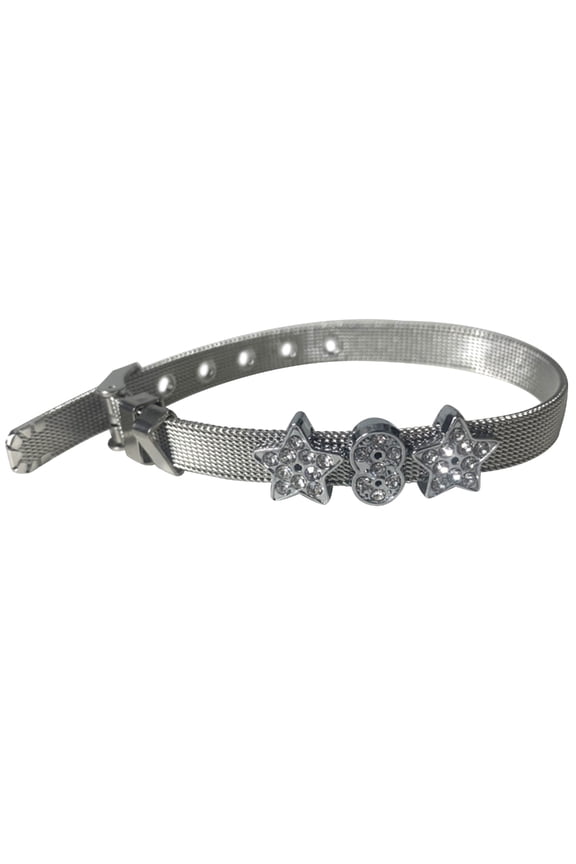 YIEMEEN Adjustable Wrist Belt Buckle Style Cuff Bangle Bracelet for Punk Party Jewelry