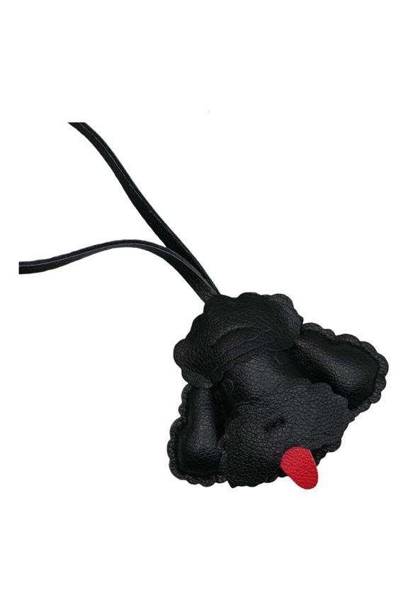 YIEMEEN Adorable Poodle Keychain Cute Dog Charm For Bags Keys Backpacks Sturdy PU Material Pet Lover Gift