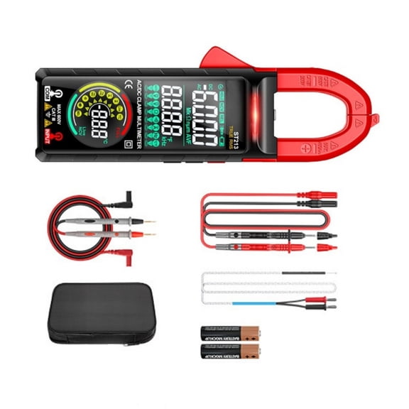 YIEMEEN Advanced Digital Clamp Meter Multimeter NCV Detector Data Hold Functiony Builts In Flashlights NCV Function Home Use