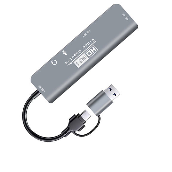 YIEMEEN Advanced USB3.0 4K UHD Video Capture Card Double Interfaces Type C and USB3.0