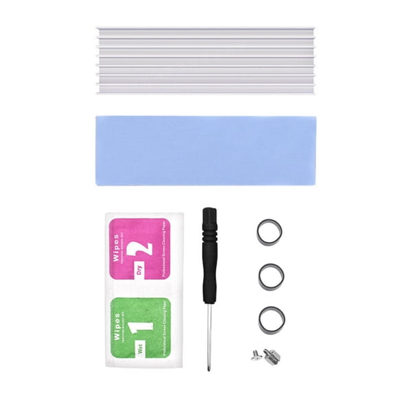 YIEMEEN Aluminum for M.2 2280 SSD Heatsink Cooler Solid State Hard Drive Radiator M2 NVM