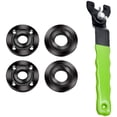 thumbnail image 1 of YIEMEEN Angle Grinder Flange Wrench Set With 5/8 Thread Adjustable Spanner Wrench Steel Tool For Grinding Disc Replacement, 1 of 10