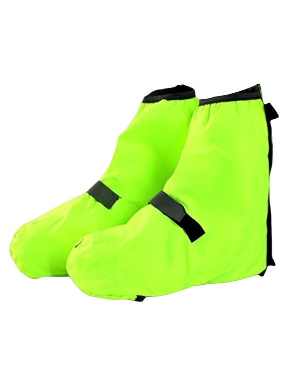 YIEMEEN Any Weather Shoe Cover with Reflective Strips for Walking Fishing Gardening Nonslip Polyester Footwear Protectors