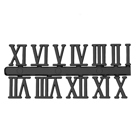 YIEMEEN Artistic Clock Numerals Kits Stylish Metal Arabic or Roman Figures Numbers Set for Clock Watch Making Repair Parts