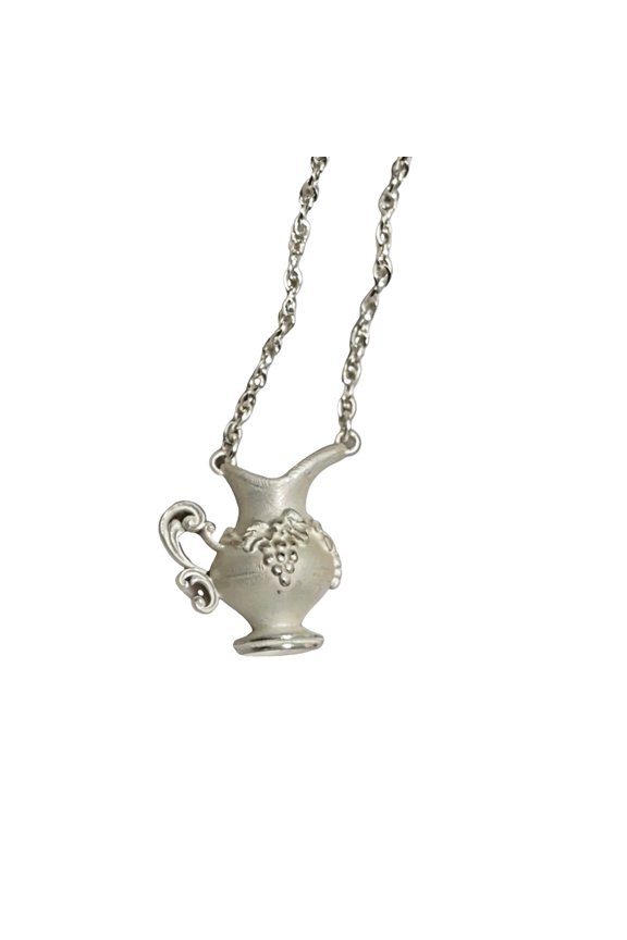 YIEMEEN Artistic Handcrafted Copper Flask Necklace For Parties And Gifts