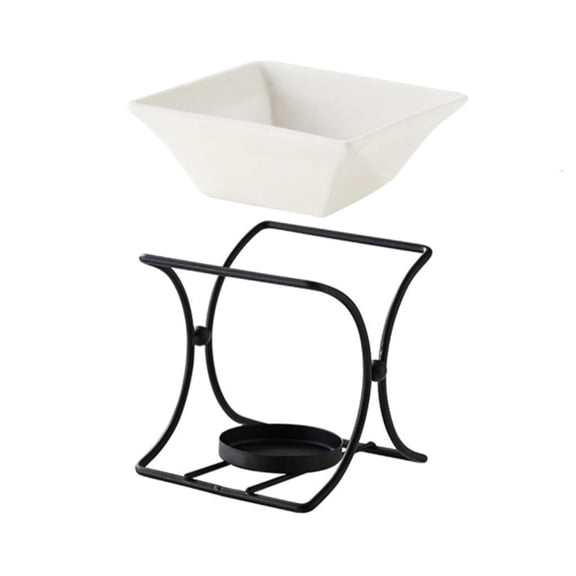 YIEMEEN Artistic X Design Ceramic Candle Holder Oil Diffuser for Aromatherapies