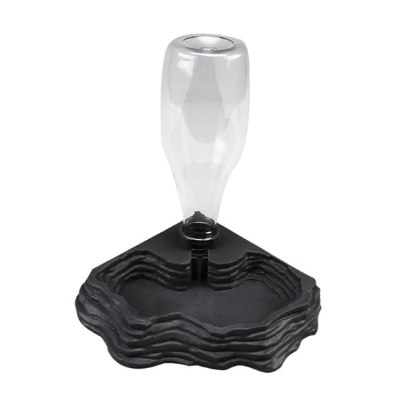 YIEMEEN Automatic Reptile Feeder Lizard Water Bowl Turtles Corner Dish Water Dispenser