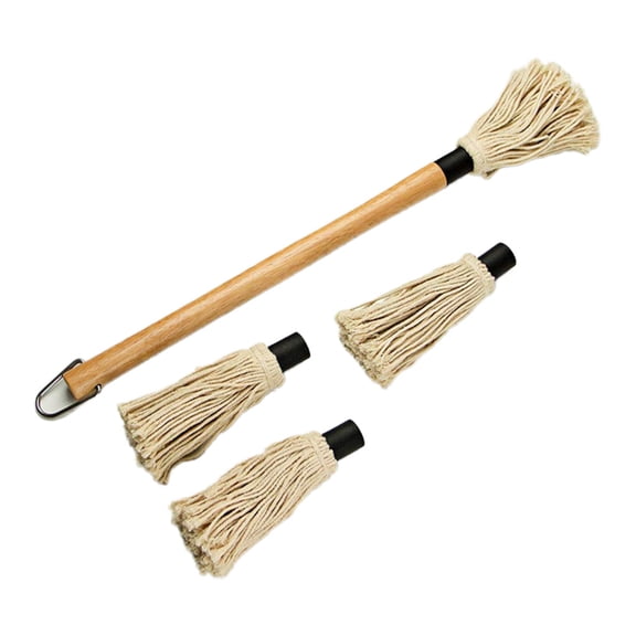 YIEMEEN 46CM Removable BBQ Grill Basting Mop Outdoor Hiking Camping Barbecue Brush