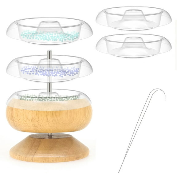 YIEMEEN Bead Piercer Bead Spinner Spinning Bead Bowl for Waist Bracelets DIY Beads