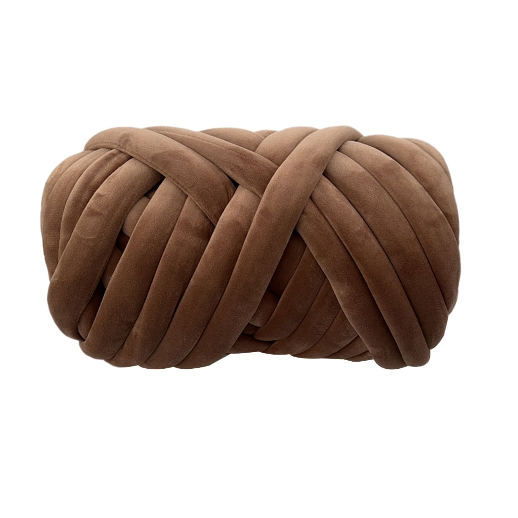 YIEMEEN Big Twist Tube Yarn Chunky Yarn Easy to Use for Knotted Pillows and Scarves