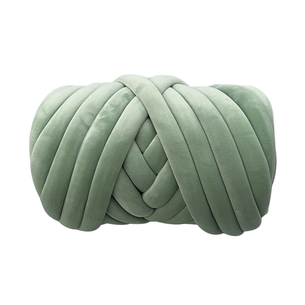 YIEMEEN Big Twist Tube Yarn Chunky Yarn Easy to Use for Knotted Pillows and Scarves