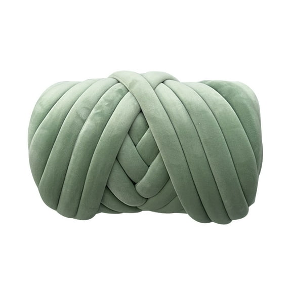 YIEMEEN Big Twist Tube Yarn Chunky Yarn Easy to Use for Knotted Pillows and Scarves