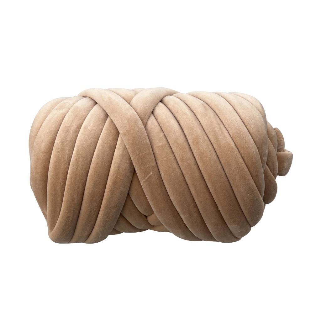 YIEMEEN Big Twist Tube Yarn Chunky Yarn Easy to Use for Knotted Pillows and Scarves