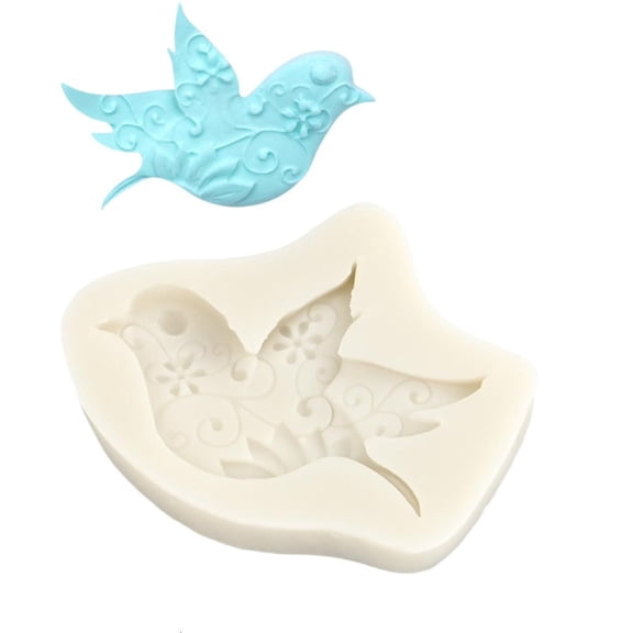 YIEMEEN Bird Pattern Silicone Molds Fondant Cake Molds Homes Baking Making Supplies