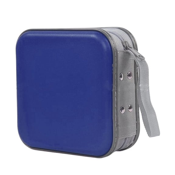 YIEMEEN CDs Case DVD Holder Storage 48 Capacity DVD Case Organizers Wallets Storage CDs Plastic Protective Carrying Binders