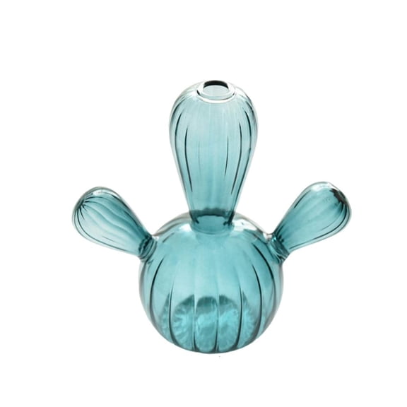 YIEMEEN Cactus Glass Vase for Desk Decorations Fashionable Glass Vase Hydroponics Plant Decorative Vase Craft Livingrooms