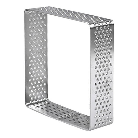 YIEMEEN Cake Moulds Mousse Circles Square Shape DIY Rings Non Stick Bakeware Tart Rings